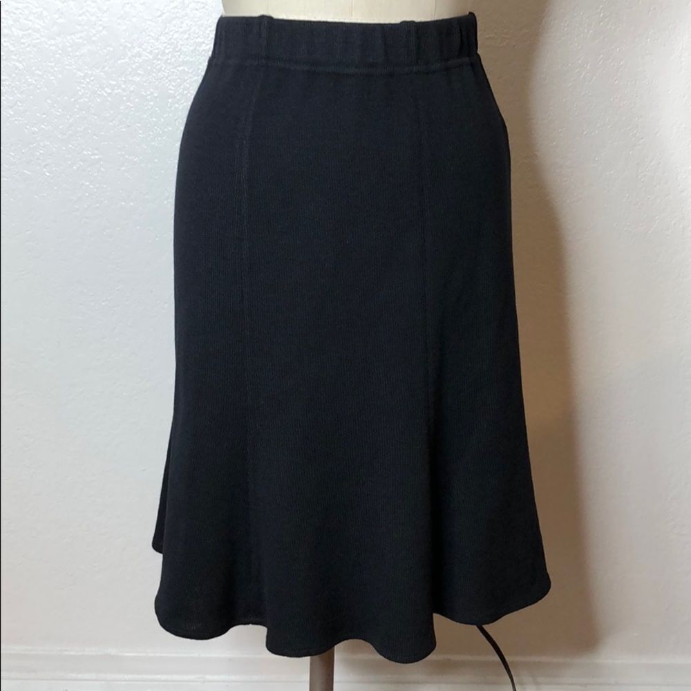 St. John navy blue knit skirt 4